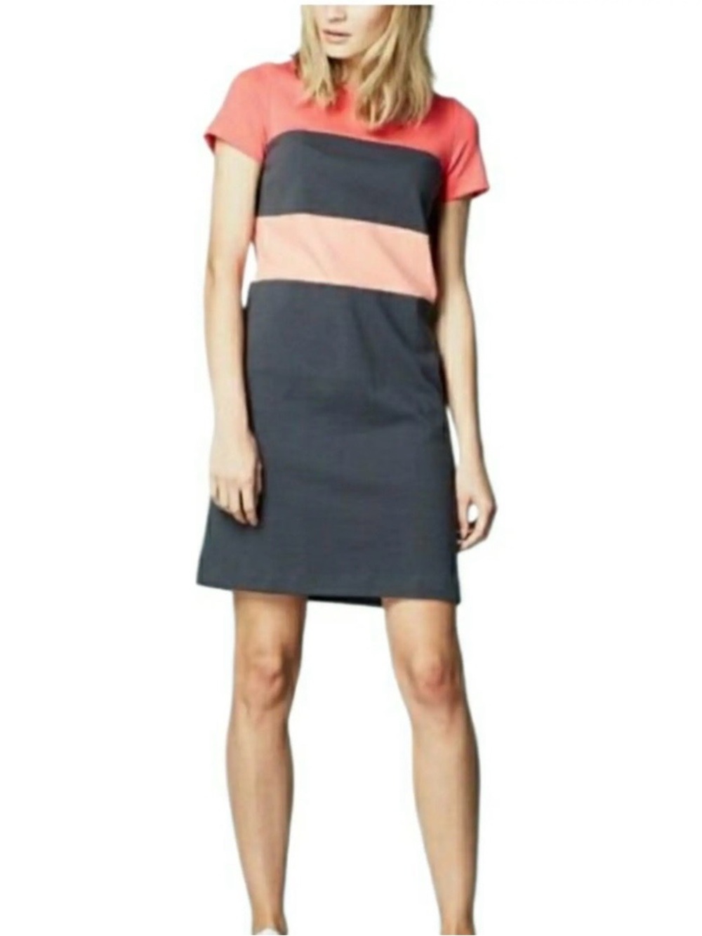 Boden Pippa Color Block Shift Dress Size 6